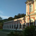 Parte da fachada do Museu Imperial em Petrópolis
