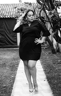 Sugestão de utilização do look preto.