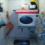 Pequeno espaço para preparar refeições rápidas