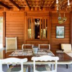 Área externa do chalé